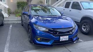 NINTE Side Skirts For 2016-2021 Honda Civic Sedan 4DR Rocker Panel Extension lip Splitter by Ninte 616 views 1 year ago 3 minutes, 38 seconds