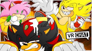 Shadow Meets Fleetway Sonic & Rosy The Rascal Vr Chat