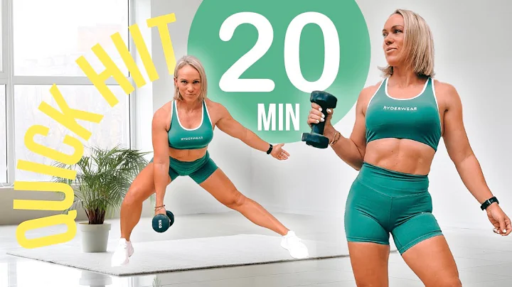 20 MIN QUICK HIIT | Full Body No Repeat | Weights ...