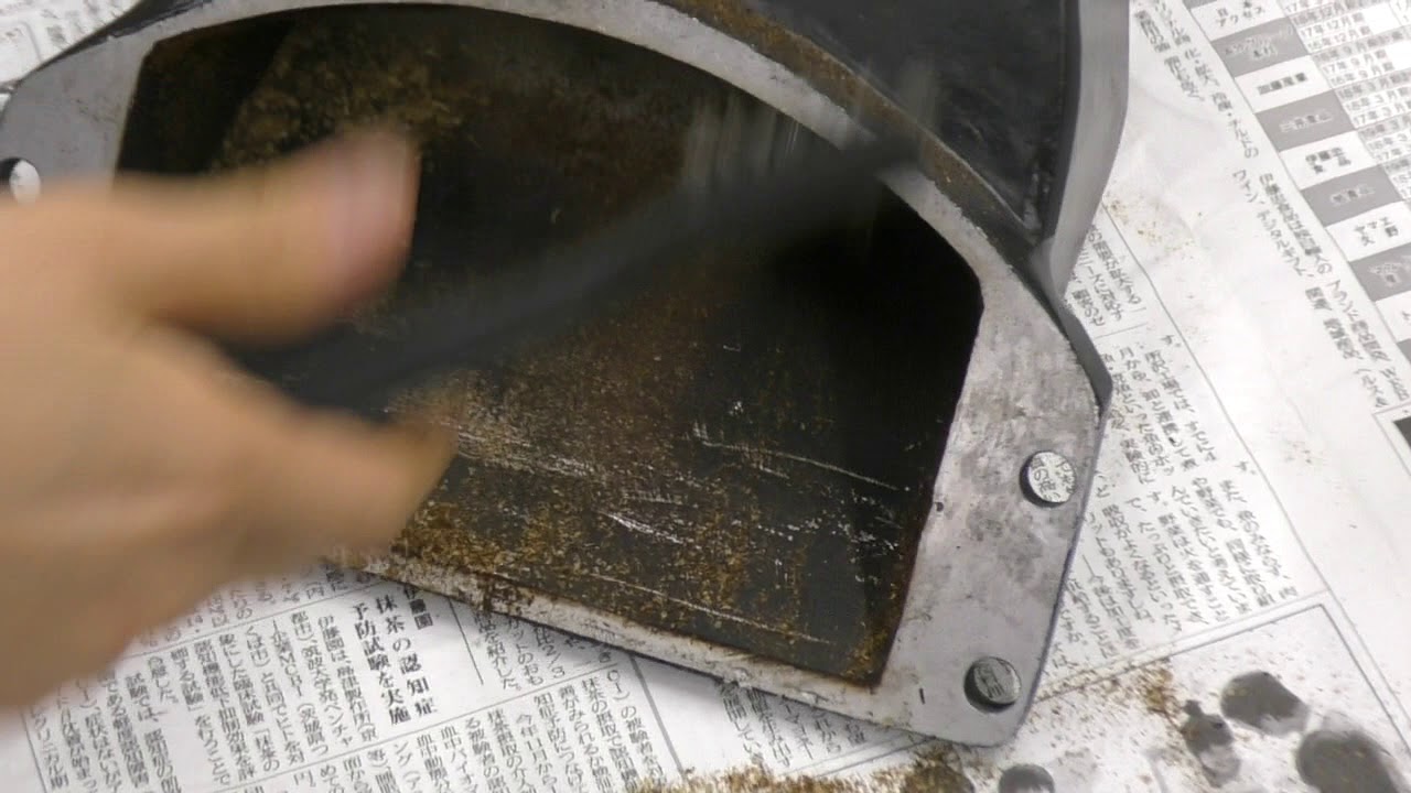 R-103/105: 前ダクトの清掃方法 ++ フジローヤル コーヒーミル・焙煎機