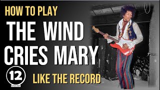 The Wind Cries Mary  Jimi Hendrix  Guitar Lesson