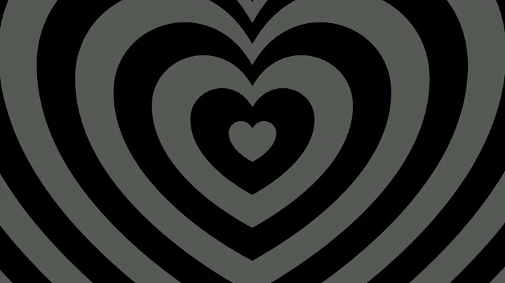 Black Heart Tunnel Background Screensaver 1 Hour HD 4K