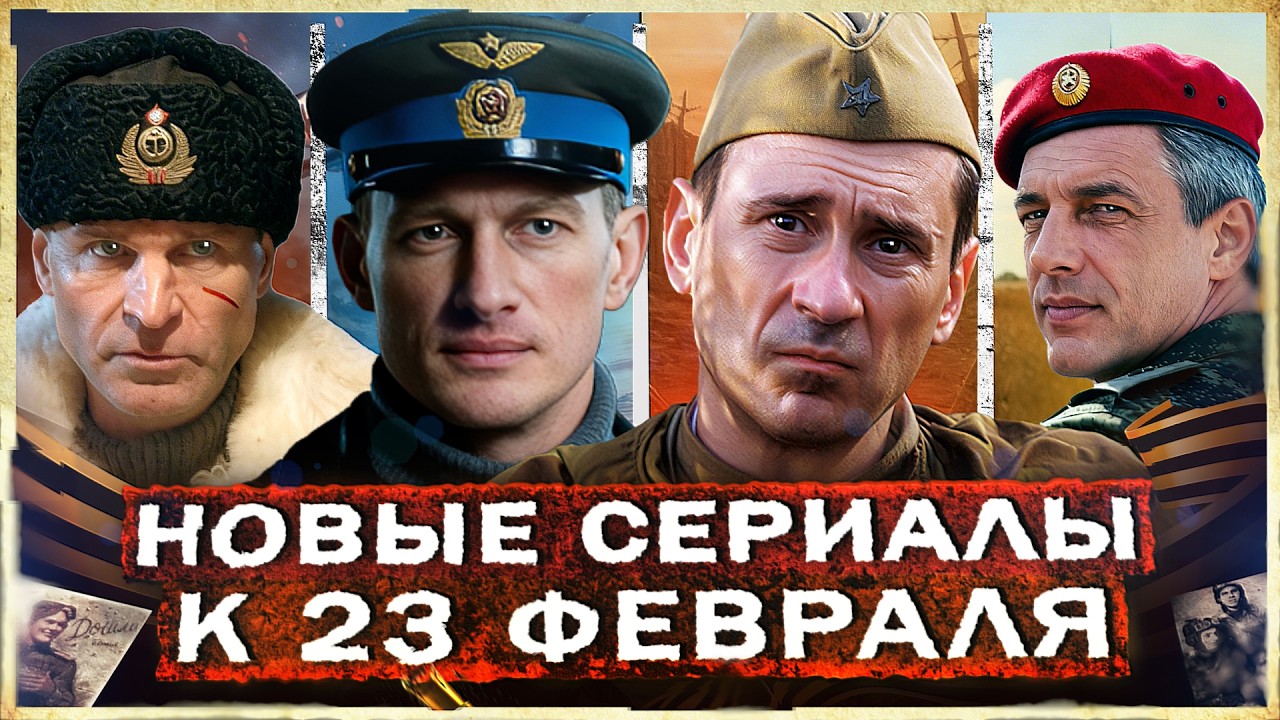 ВОЕННЫЕ СЕРИАЛЫ И ФИЛЬМЫ К 23 ФЕВРАЛЯ | Новые Русские фильмы и сериалы про войну 2026