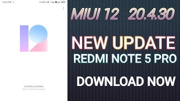 MIUI 12 20.4.30 Latest update on Redmi Note 5Pro Review | miui 12  20.4.30 Download | new tech akash