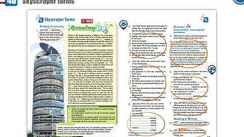 Action 10th grade. Module 4b. Skycraper farms. Growing up