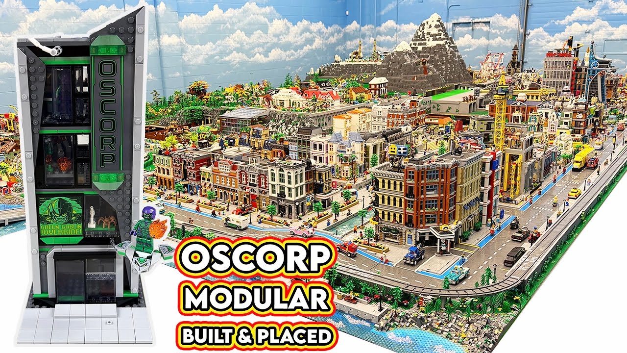 LEGO Oscorp Modular Building Built & Placed!
