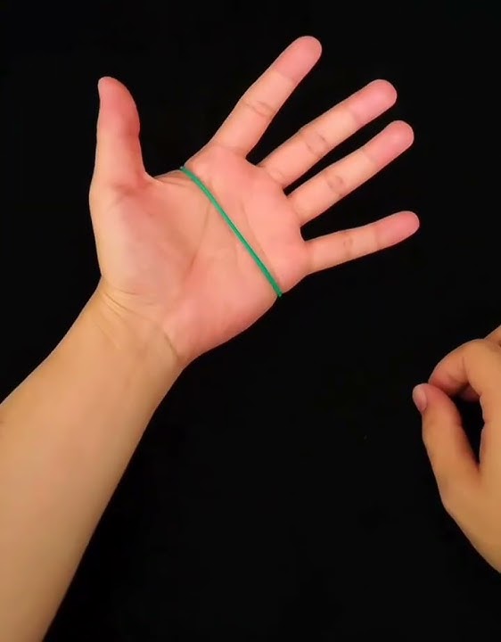 Easy Rubber Band Magic Trick #shorts #magictricks #viral