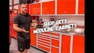 Shop Gets Moduline Cabinets