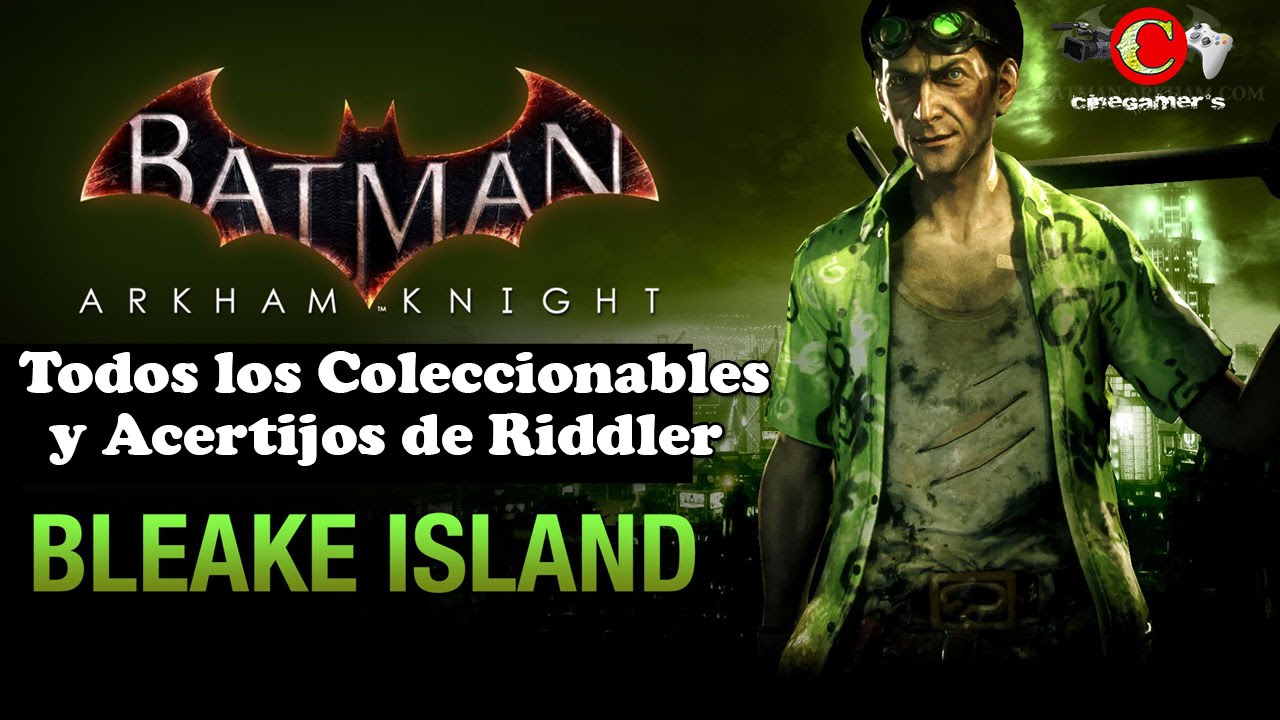 Barcelona Existencia sufrimiento Batman Arkham Knight | Guía de TODOS los Coleccionables y Trofeos | Bleake  Island - YouTube
