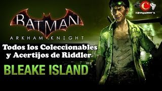 Batman Arkham Knight | Guía de TODOS los Coleccionables y Trofeos | Bleake  Island - YouTube