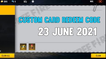 free fire custom room card redeem code | join rampage party now redeem code | rampage redeem code