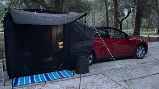 Tesla Model Y Camping  Tesloid Tent