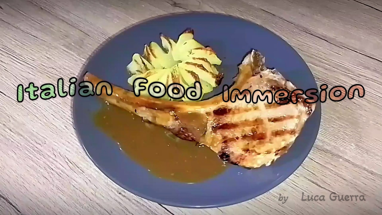 Carré di maiale alla birra con patata arrosto