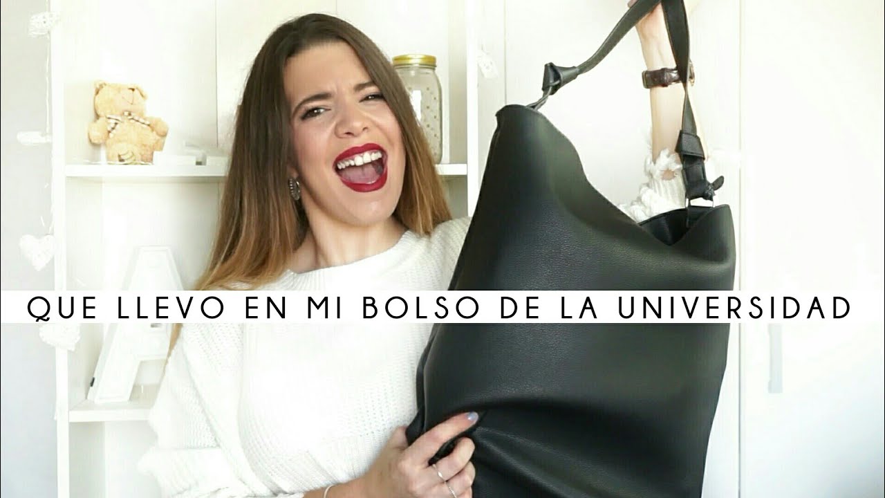 QUÉ LLEVO EN MI BOLSO DE LA UNIVERSIDAD || 100% REAL || Apagayvamonos