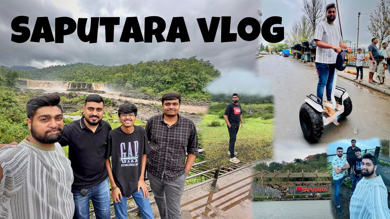 Saputara me e-scooter 🛴 chala k table point 🌧️k views enjoy kiye