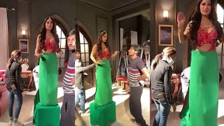 krishna mukherjee BTS from kuchtohainaagineknayerangmei | Naagin dance krishna mukherjee