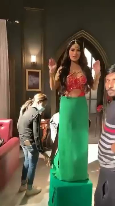 krishna mukherjee BTS from kuchtohainaagineknayerangmei | Naagin dance krishna mukherjee