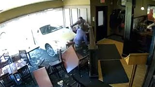 Survivor says angels saved him in restaurant crash