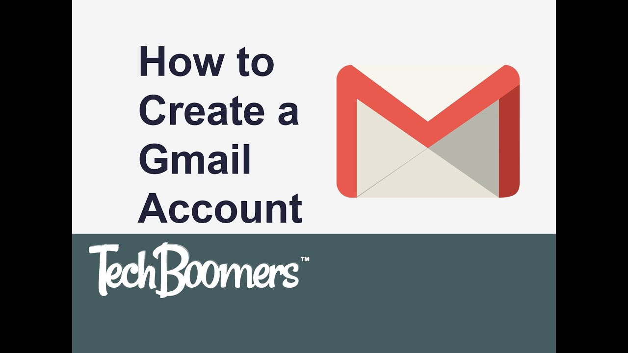 How to Create a Gmail Account - YouTube