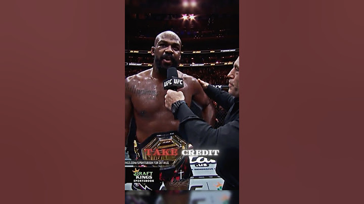 JON JONES POST FIGHT INTERVIEW #UFC309