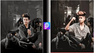 PicsArt Black Panther Photo Editing Tutorial 2021l Black Panther Photo Editing PicsArt 2021l Sudip E screenshot 4
