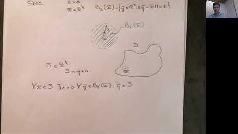 Math-S400: lecture VIII - open and closed sets