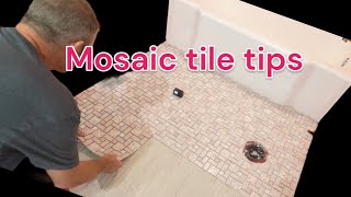 Mosaic Floor Tile Tips | Barbie's Dream Bathroom 💖