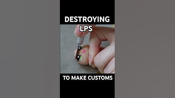 DESTROYING MY LPS! 😳 Littlest pet shop customs #lps #littlestpetshop #funny #craft