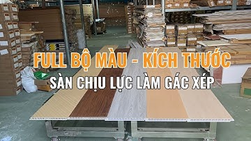 Cont sàn chịu lực làm gác xép gác lửng thay thế sàn bê tông | Sàn nhựa chịu lực | Lê Hạ Haroma