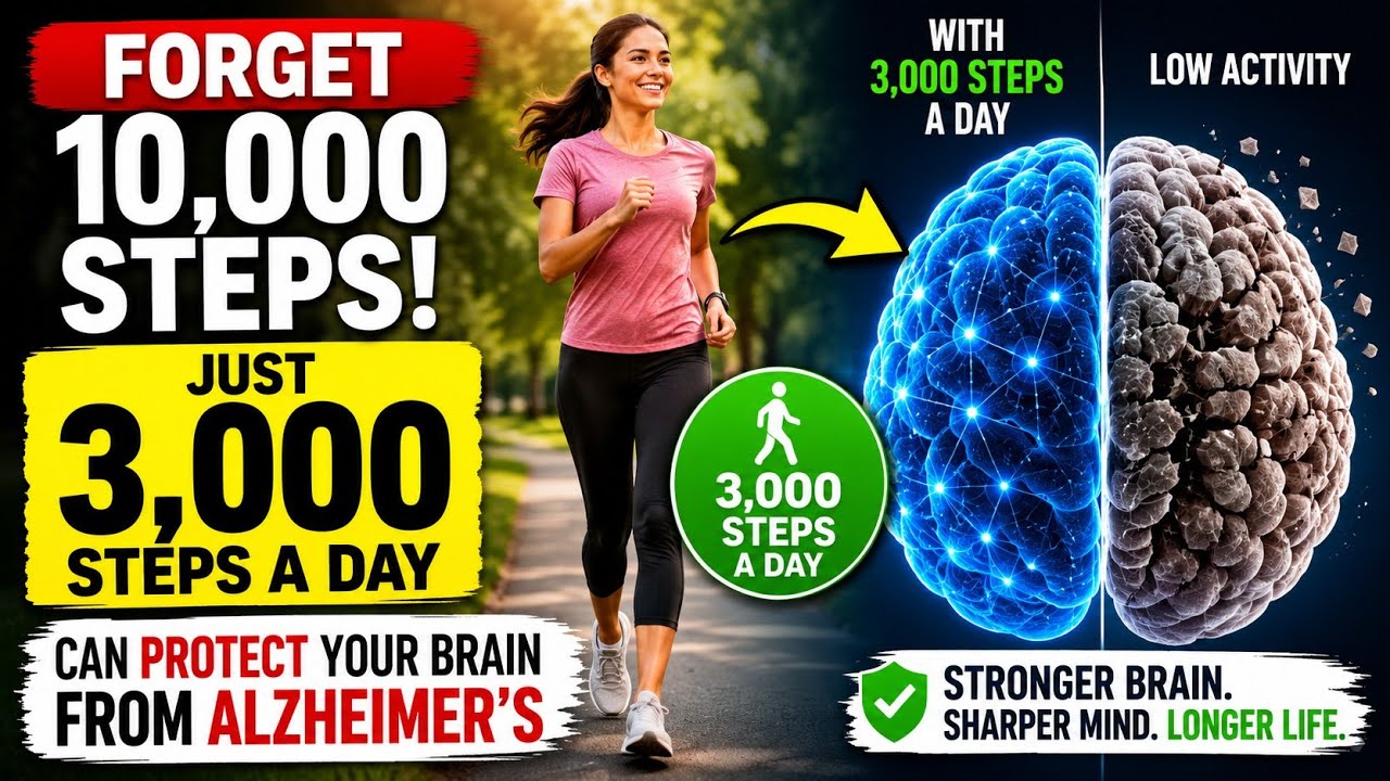 Forget 10,000 Steps! Just 3,000 Steps a Day Can Protect Your Brain from ...