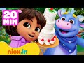 NOWE przygody Dory ze zwierzakami! 🐮🎂 | 20 minut | Nick Jr. Polska