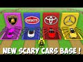 Which SCARY CARS BASE to CHOOSE in Minecraft ? DEADLY VEHICLE HOUSE !