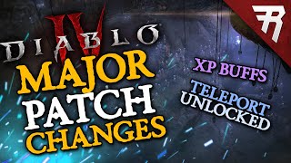 Diablo 4 MAJOR Update: Patch Notes Deep Dive