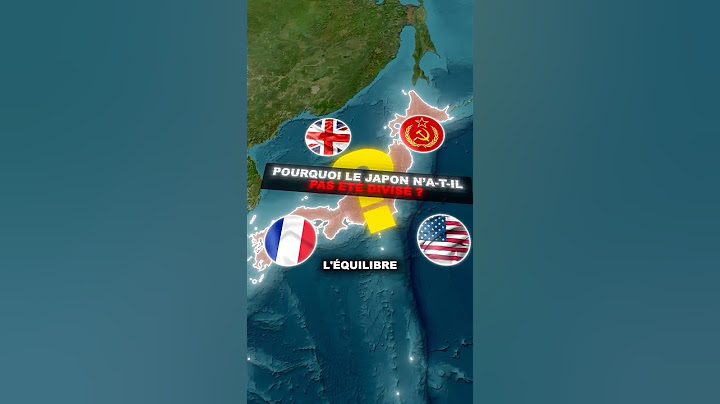 Pourquoi le Japon n’a-t-il pas été divisé après 1945 ? 🇯🇵