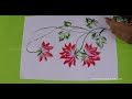 fabric painting tutorial on paper practice designs | fabric painting tut...