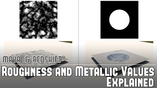 Redshift w/Maya #6: Redshift Materials - Roughness & Metallic Values Explained (Metalness Workflow)