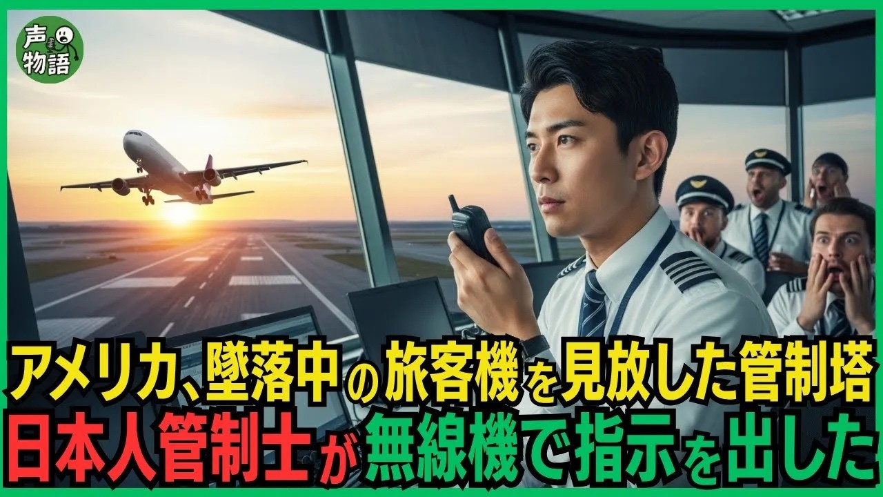 墜落5分前、「もう諦めるしか…」と心が折れていたアメリカの管制塔。その瞬間、トイレ掃除をさせられていた日本人新人管制士が無線を握った