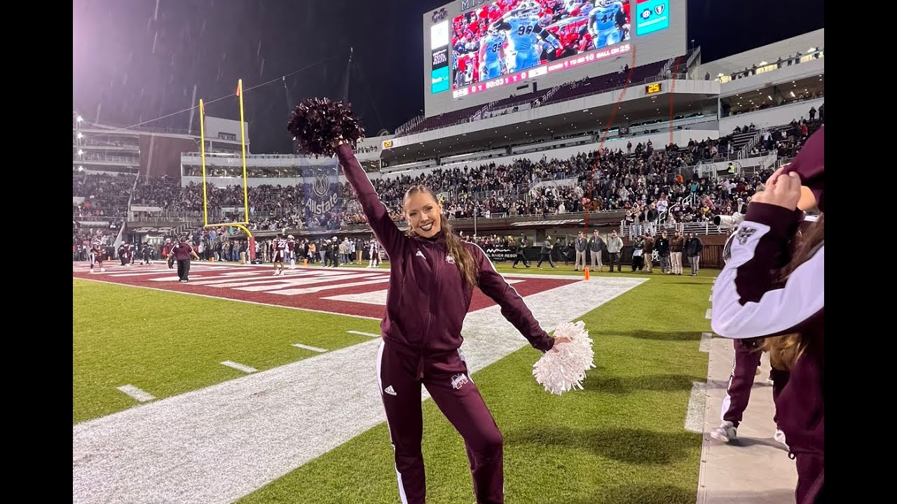 MISSISSIPPI STATE CHEER GAME DAY EGG BOWL 2021 - YouTube