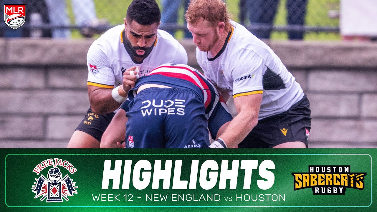 New England Free Jacks vs Houston SaberCats | All Tries | Week 12 Major League Rugby Highlights