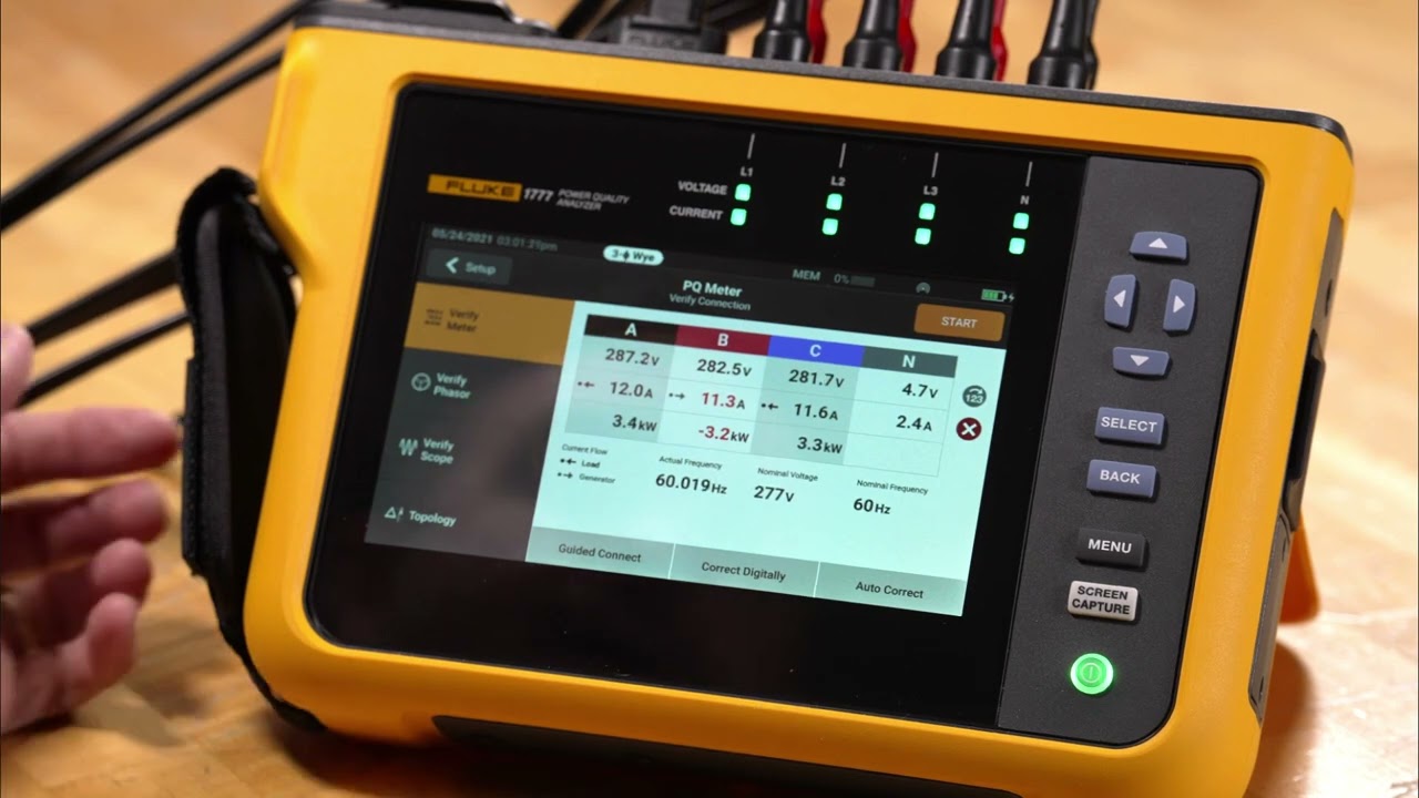 Fluke 1770-serie driefasen Power Quality Analyzers - Metesco