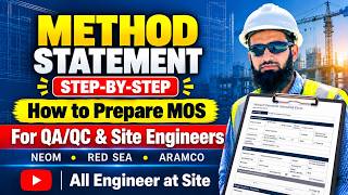 How to Prepare a Method Statement (MOS) (Paint work)| Step-by-Step Guide for QA/QC & Site Engineers