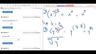 9- 19- 23 MAT 1033 Mod 3 hw 2  Rational Exponents