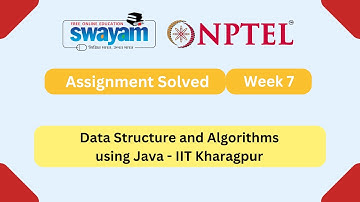 Data Structure And Algorithms Using Java Week 7 || NPTEL ANSWERS | My Swayam | #nptel2025 #myswayam