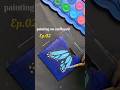 Aesthetic painting 🎨 Easy painting ideas 🎀#viral #art #handmade #painting #ytshorts