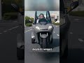 Unique Tilting Vehicle Leans 40% for Thrilling Urban Rides #shorts