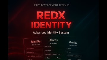 Free FiveM Advanced Identity System Script | Redx Series by Raze Development