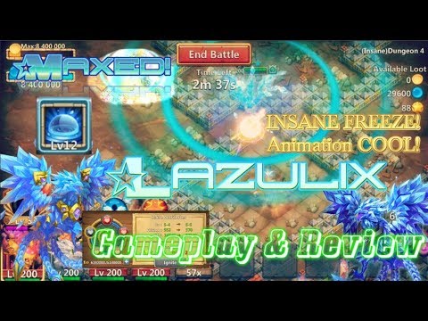 Lazulix Maxed Gameplay & Review INSANE FREEZE!! - Castle Clash