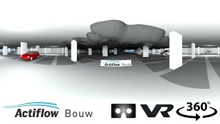 Car Park Fire CFD Simulation, 360° VR (in accordance with NEN6098 by FDS)
