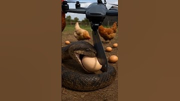 Advanced Drone captures snakes with a sharp saw blade. #sharp #Drohne #ドローン #drone #shorts