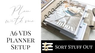 A6 Van der Spek Planner Setup - Plan With Me - Minimal Planner - Ring Planner Flip Through